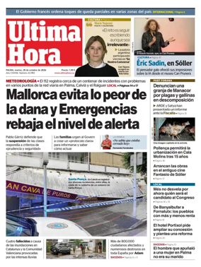 Cover of Ultima Hora