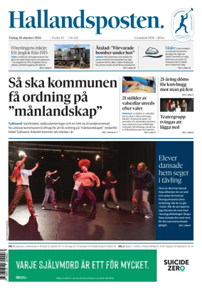 Cover of Hallandsposten