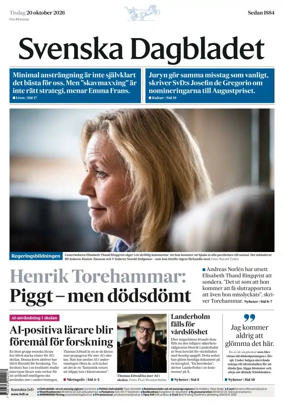 Cover of Svenska Dagbladet