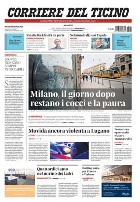 Cover of Corriere del Ticino