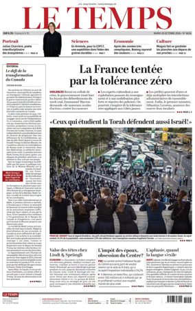 Cover of Le Temps