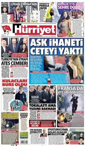 Cover of Hurriyet