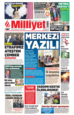 Cover of Milliyet