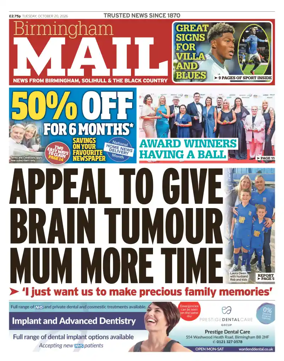 Cover of Birmingham Mail