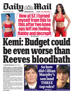 Cover of Daily Mail