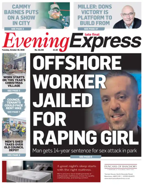 Cover of Evening Express