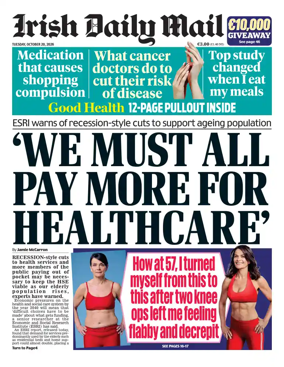 Cover of Irish Daily Mail