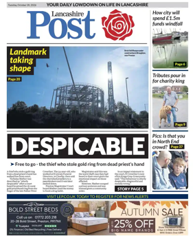 Cover of Lancashire Evening Post