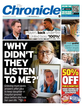 Cover of The Chronicle (South Tyneside and Durham)