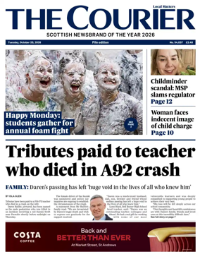 Cover of The Courier & Advertiser (Fife Edition)