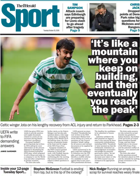 Cover of Herald Sport