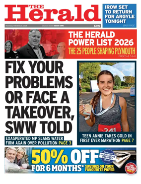 Cover of The Plymouth Herald