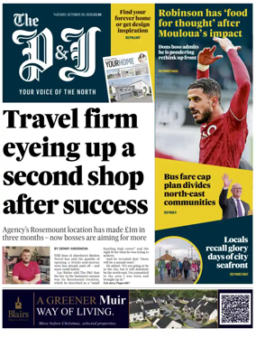 Cover of The Press and Journal (Aberdeen and Aberdeenshire)