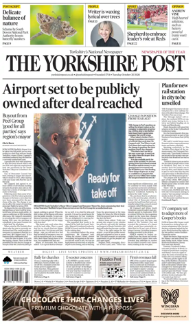 Cover of Yorkshire Post