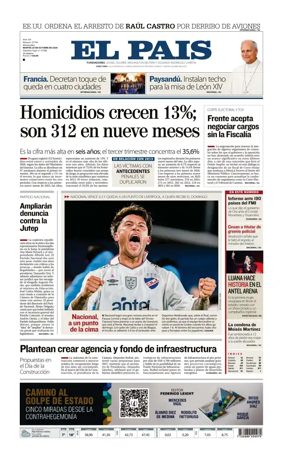 Cover of El Pais (Uruguay)