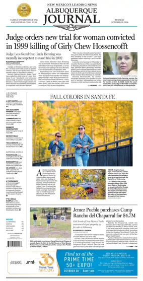 Cover of Albuquerque Journal