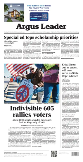 Cover of Argus Leader