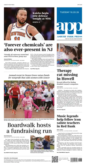 Cover of Asbury Park Press