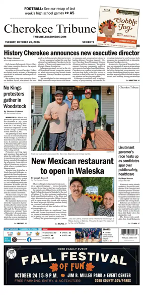 Cover of Cherokee Tribune