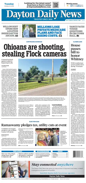 Cover of Dayton Daily News