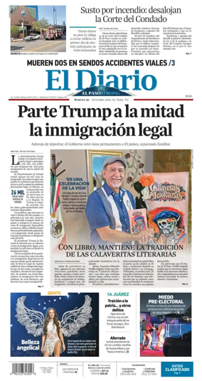 Cover of El Diario de El Paso