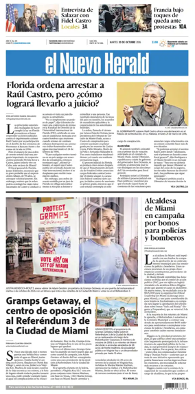 Cover of El Nuevo Herald