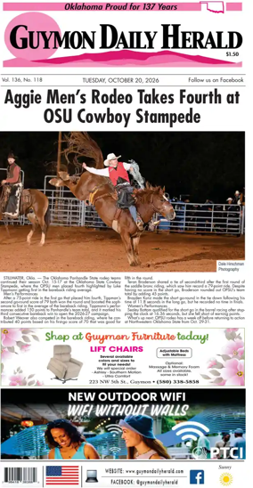 Cover of Guymon Daily Herald