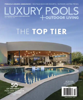 Cover of Luxury Pools Magazine