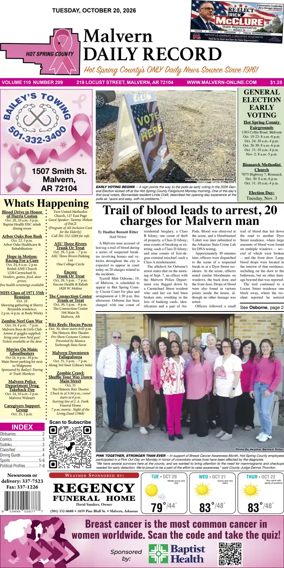 Cover of Malvern Daily Record