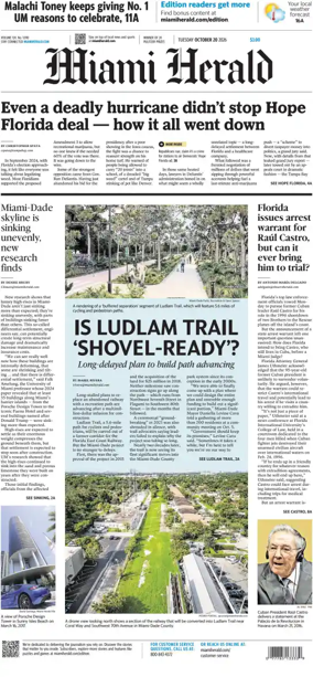 Cover of Miami Herald