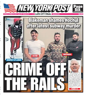 Cover of New York Post