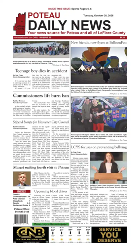 Cover of Poteau Daily News