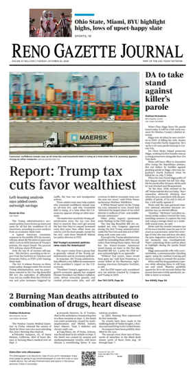 Cover of Reno Gazette Journal