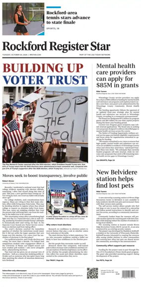 Cover of Rockford Register Star