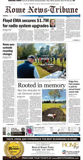 Cover of Rome News-Tribune