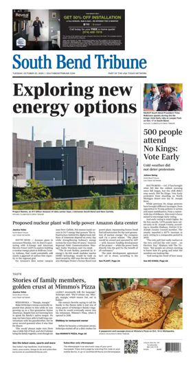 Cover of South Bend Tribune
