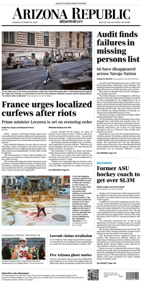 Cover of The Arizona Republic