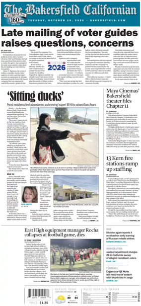 Cover of The Bakersfield Californian