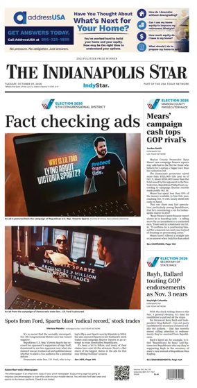 Cover of The Indianapolis Star