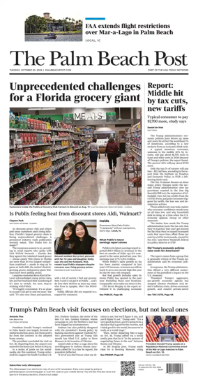 Cover of The Palm Beach Post