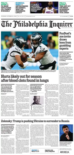 Cover of The Philadelphia Inquirer