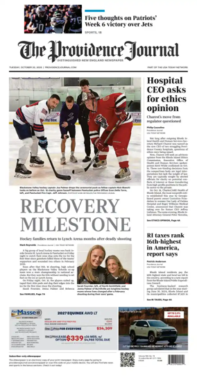 Cover of The Providence Journal