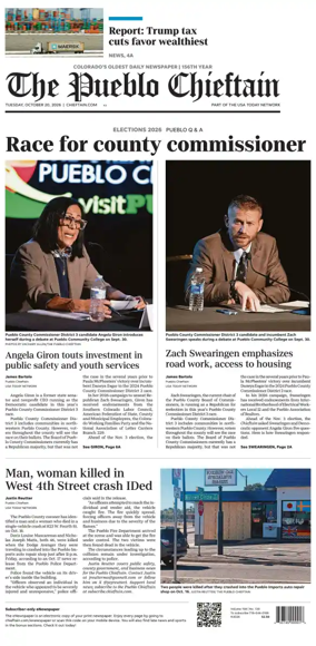 Cover of The Pueblo Chieftain
