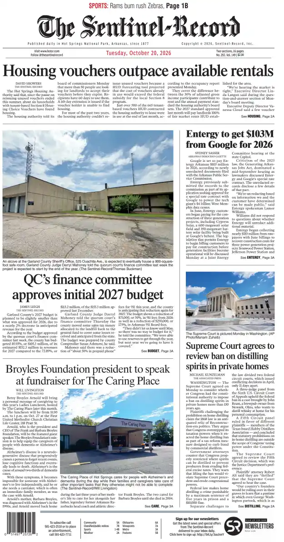 Cover of The Sentinel-Record