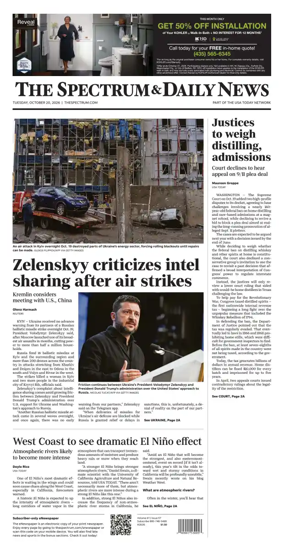Cover of The Spectrum & Daily News