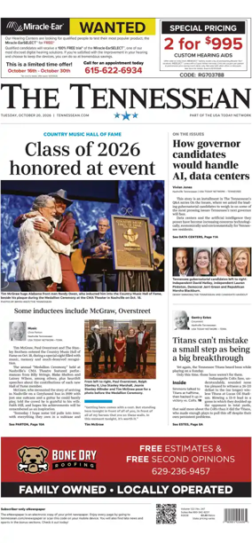 Cover of The Tennessean