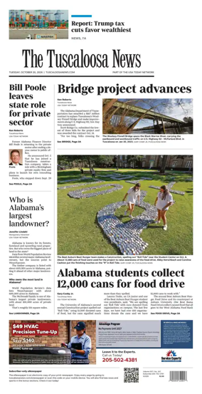 Cover of The Tuscaloosa News