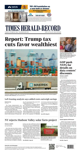 Cover of Times Herald-Record