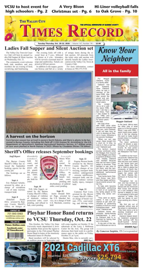 Cover of Valley City Times-Record