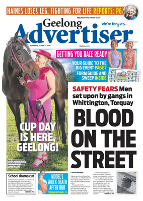 Cover of Geelong Advertiser